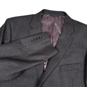 Ralph Lauren Blazer Brown Plaid Wool Size 48R Measures 50 Sport Coat